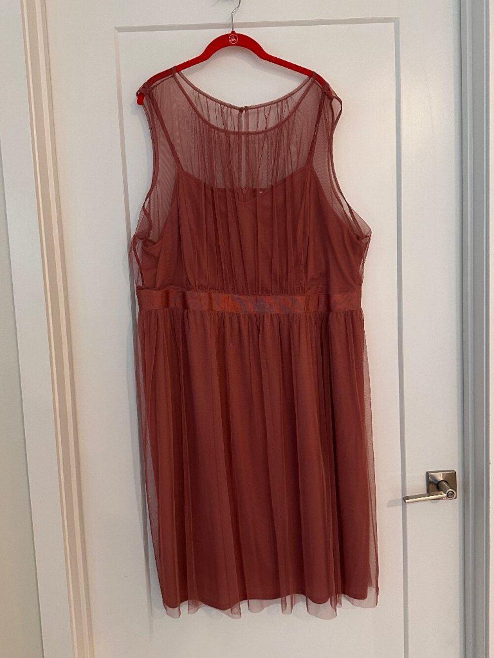 Peach/Salmon Lauren Conrad Cocktail Dress 3X
